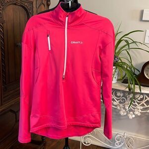Craft Performance‎ Bike Thermal Top Red Full Zip Women's L Performance Cyclist